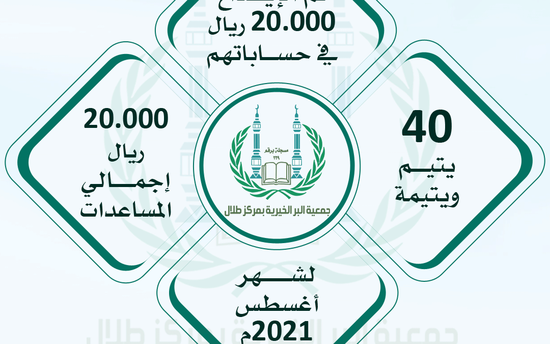 صرف الكفالات الشهرية للأيتام